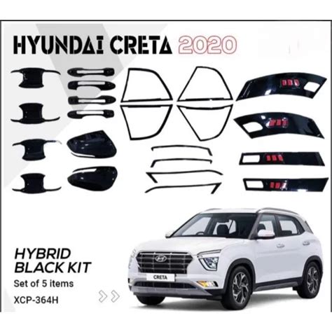 Buy Hyundai Creta Hybrid Black Combo Kit Car Accessories