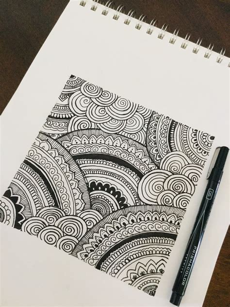 Square Mandala Drawing