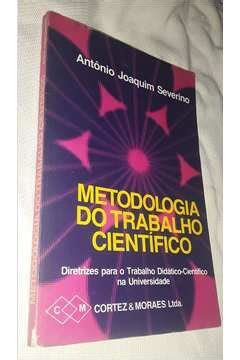 Livro Metodologia Do Trabalho Cient Fico Ant Nio Joaquim Severino