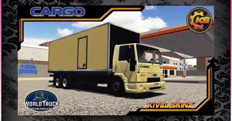 Skins World Truck Driving Ford Cargo Cargo 2622 Bege Romeu E