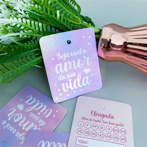 Etiqueta Tag de preço tamanho para roupas lingerie acessórios 50 unidades Shopee Brasil