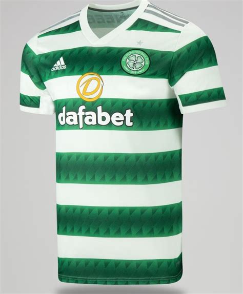 New Celtic Kit 22 23 With Silver Coloured Adidas Stripes Glasgow