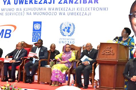 RAIS WA ZANZIBAR MHE DK HUSSEIN MWINYI AZINDUA MUONGOZO WA UWEKEZAJI