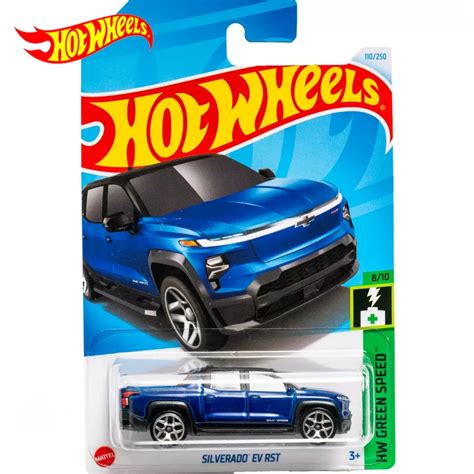 Hot Wheels Coche Silverado EV RST Para Ni Os Veh Culo Fundido A Presi N