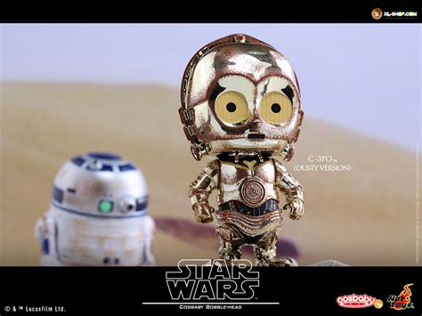 Hot Toys COSB300 Star Wars C 3PO R2 D2 Dusty Version Cosbaby S Bobble Head