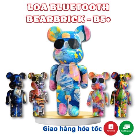 Loa bluetooth gấu bearbrick Loa deco không dây hot trend bảo hành tháng Shopee Việt Nam