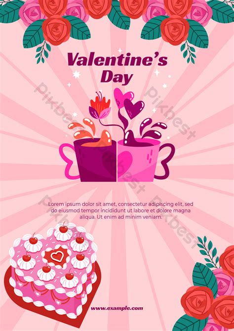 Valentines Day Flyer Template | AI Free Download - Pikbest