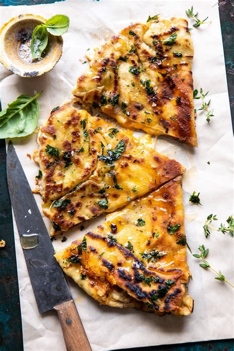 Garlic Naan Grilled Cheese Half Baked Harvest