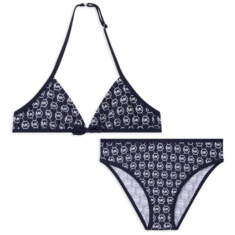 Granatowe bikini dla dziecka Michael Kors R10103 stroje kąpielowe