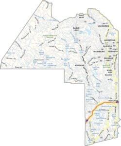 Aroostook County Map, Maine - US County Maps