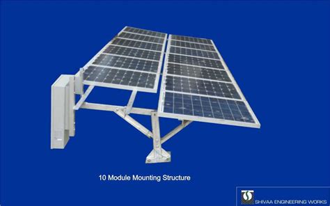 Kw Soler Panel Module Mounting Structure At Rs Kw Solar Panel