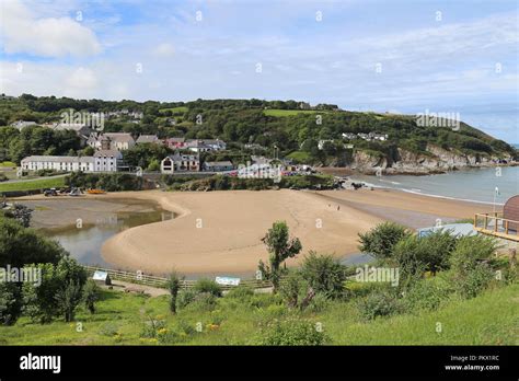 Dyffryn Beach Aberporth Cardigan Bay Ceredigion Wales Great Britain United Kingdom Uk