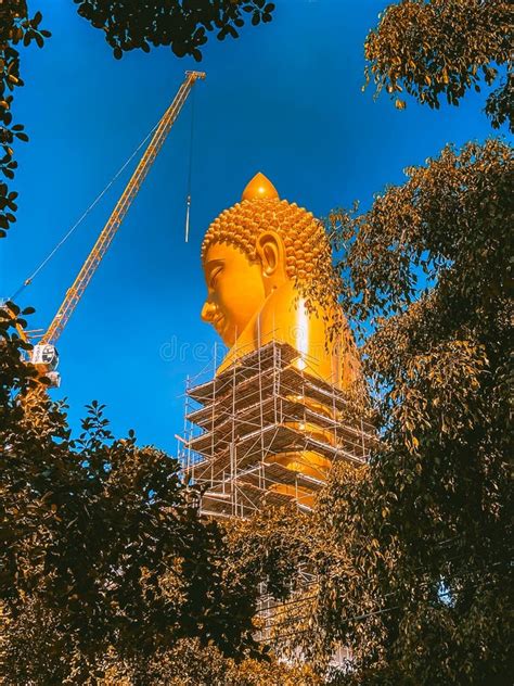 Wat Paknam Bhasicharoen A Temple Pagoda And Buddha Statue In Bangkok