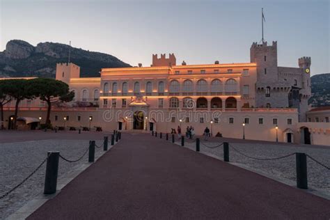 Prince S Palace Of Monaco Stock Image Image Of Evening 143800949