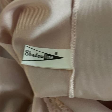Vtg Shadowline Full Slip Nightgown Lingerie Negligee Gem