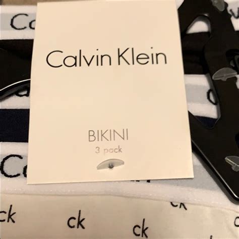 Calvin Klein Underwear Intimates Sleepwear Calvin Klein Pack Bikini Panties Ck Logo New