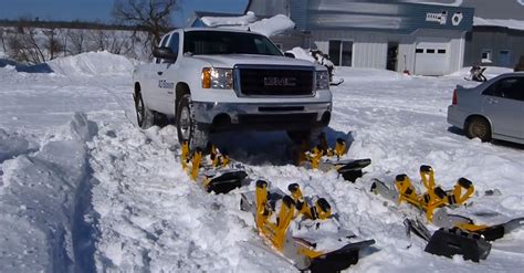 The First Ever Wheel Driven Snow Track System Muscle Horsepower