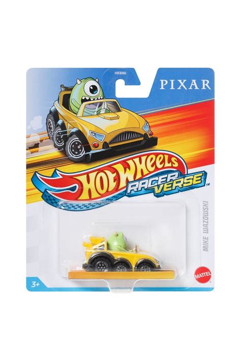 Hot Wheels Racerverse Tekli Karakter Arabalar Mike Wazowski Disney Pixar Sevimli Canavarlar Hkb