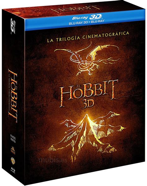 Carátula de Trilogía El Hobbit Blu ray 3D