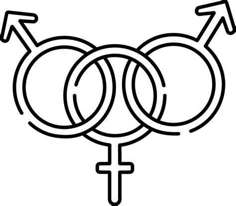 Bisexual Gender Sign Or Symbol 24827368 Vector Art At Vecteezy