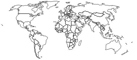 World Map Diagram | Quizlet