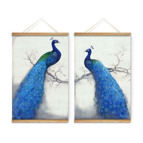 Blue Peacock Painting at PaintingValley.com | Explore collection of ...