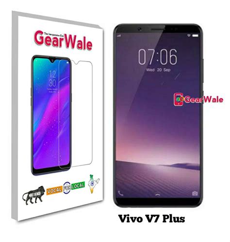 Vivo V7 Plus Full Screen Tempered Glass 2 5D Curved 9H Hardness