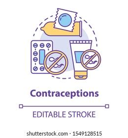 Contraceptive Patch Concept Icon Safe Sex Stock Vector Royalty Free 1537807181 Shutterstock