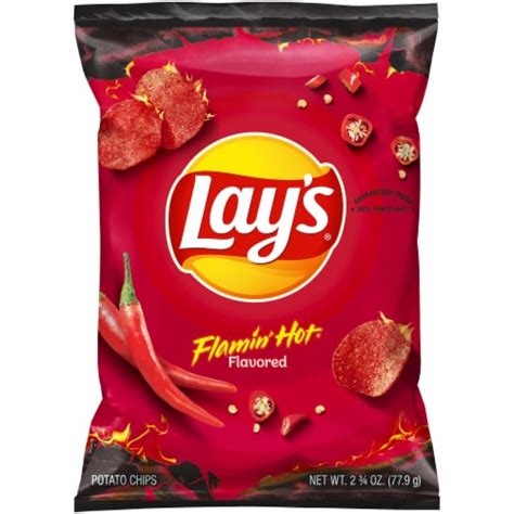 Lay S Flamin Hot Flavored Potato Chips 2 75 Oz Ralphs