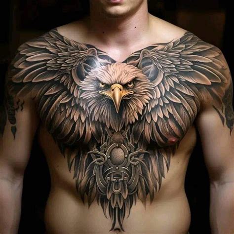 eagle chest tattoo artofit