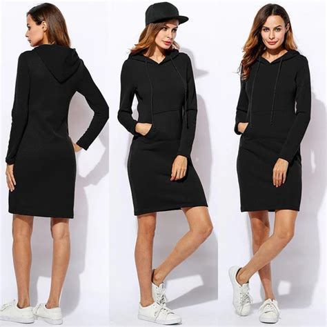 Calista | Sweatshirt-Kleid mit Kapuze – LauraDiva.de