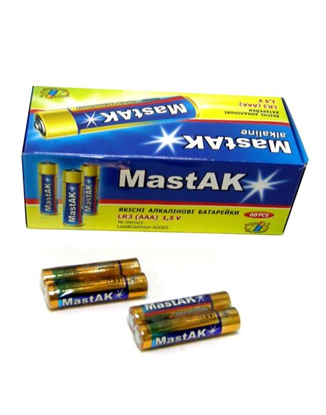 батарейка mastak mss lr03 мизинчик alkaline купити Ціна (цена) 8.00грн ...