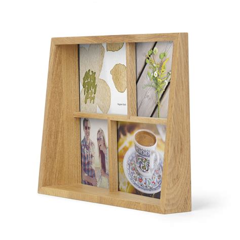 EDGE MULTI FRAME NATURAL Umbra Multi Photos Frame Photo Displays