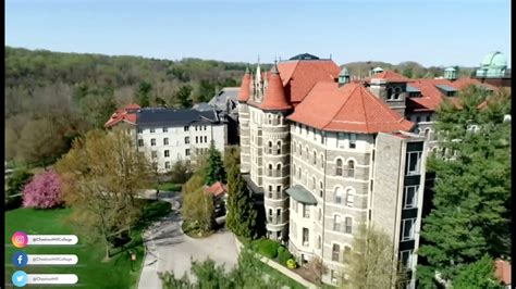 Spectacular Birds Eye View Of Chestnut Hill College Youtube