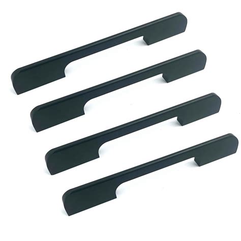 Ручка для мебели 160 мм скоба матовый черный 4 шт. ️ купить по цене 990 ...