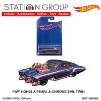 Review HOT WHEELS HW HDH A PEARL CHROME EVIL TWIN DARK BLUE
