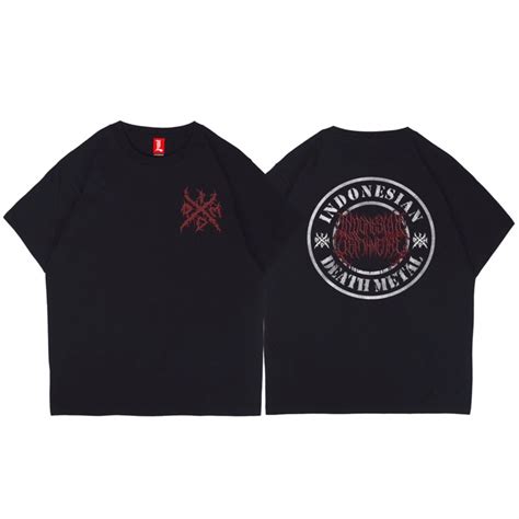 Jual INDONESIAN DEATH METAL LOGO 5 KAOS METAL KAOS DEATH METAL BAJU ...