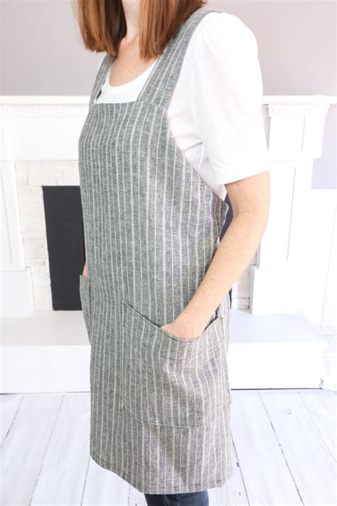 Womens Cross Back Utility Apron Pdf Sewing Pattern Etsy Australia