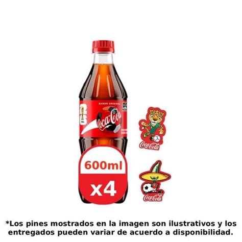 Combo Coca Cola Original 600 Ml 4 2 Pines Mundial 2026 A Coca Cola
