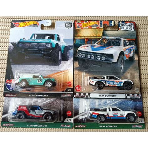 Hot Wheels Premium Ford Bronco Baja Bouncer Selections MMRR Shopee Malaysia