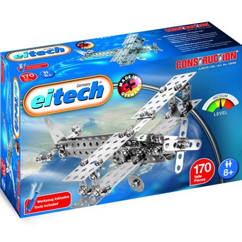 Конструктор металлический Самолет, 170 деталей Eitech 88 — купить в ...