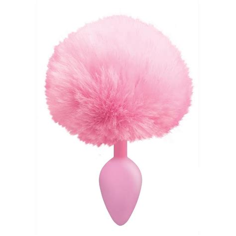 Cottontails Silicone Bunny Tail Plug Pink Sex Toy Hotmovies