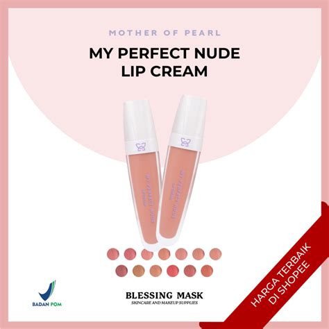 Jual Mother Of Pearl My Perfect Nude Lip Cream Lipstick Lipcream MOP Made By Tasya Farasya