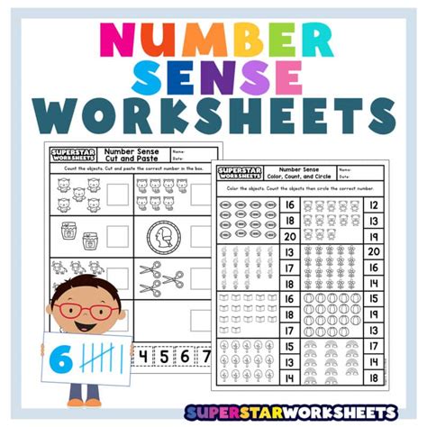 Number Sense Worksheets Superstar Worksheets