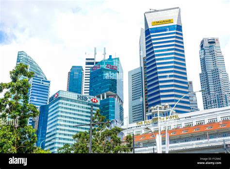 finance district  singapore southeast asia stock photo alamy