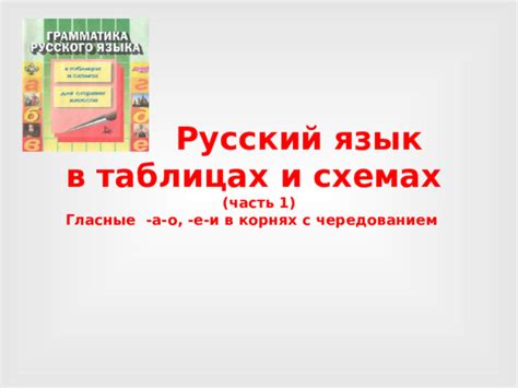 Русский язык в таблицах и схемах