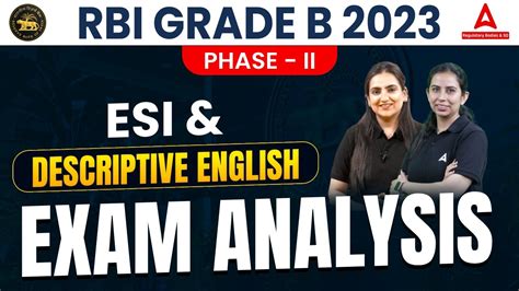 RBI Grade B 2023 Phase 2 Exam Analysis RBI ESI Descriptive English