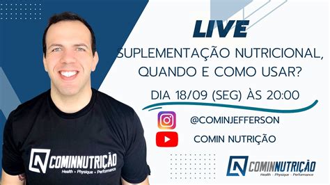 088 SUPLEMENTAÇÃO NUTRICIONAL QUANDO E COMO USAR YouTube