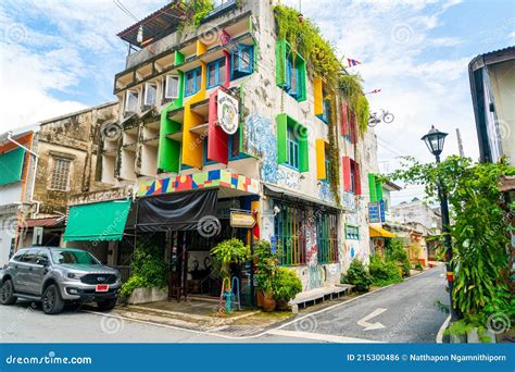 songkhla thailand  nov  colorful  beautiful building