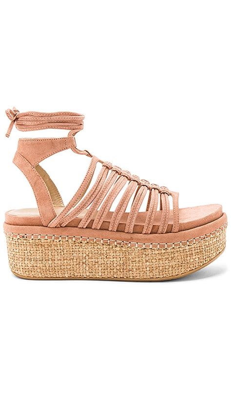 Stuart Weitzman Knotagain Sandal In Naked Suede Revolve